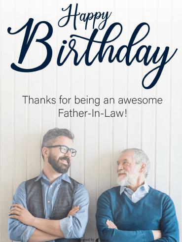 The Awesome One - Happy Birthday Father-In-Law