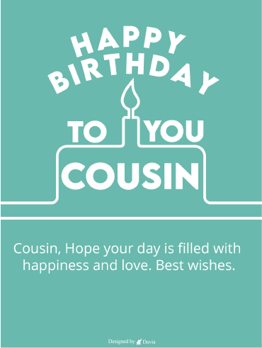 Happy Cousin – Happy Birthday Cousin
