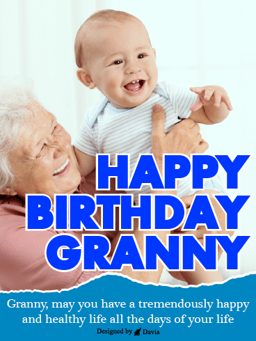 Purity & Innocence – Happy Birthday Grandmother Cards