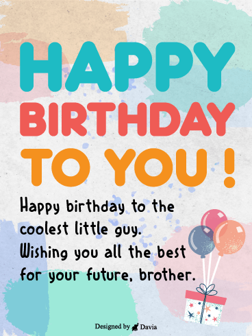 All The Best Bro! – Happy Birthday Brother Cards