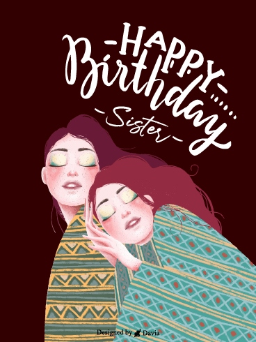 Aesthetic Sister – Happy Birthday Sister Cards