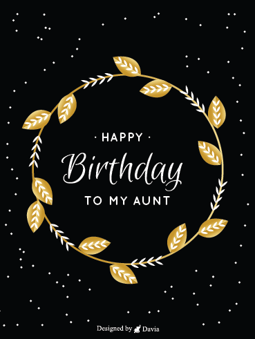 Beautiful Birthday – Happy Birthday Aunt Cards
