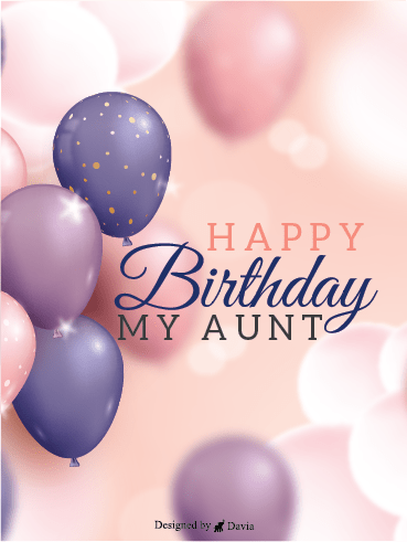 Soft Birthday – Happy Birthday Aunt Cards