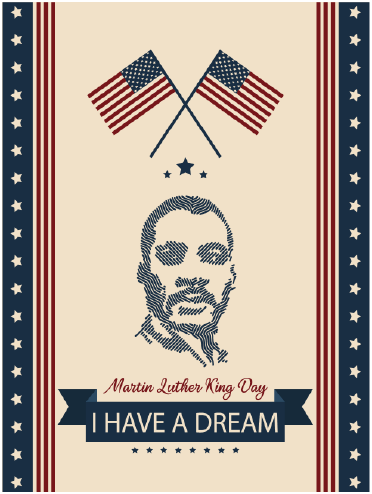 Martin Luther King Cards - Fly The Flag