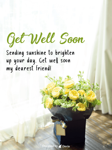 Flowers By The Window – Get Well Soon Cards