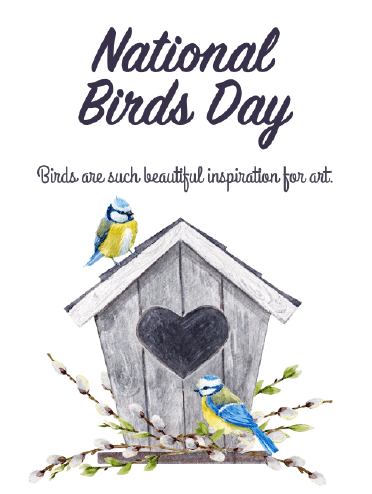 National bird Day - Beautiful Art 