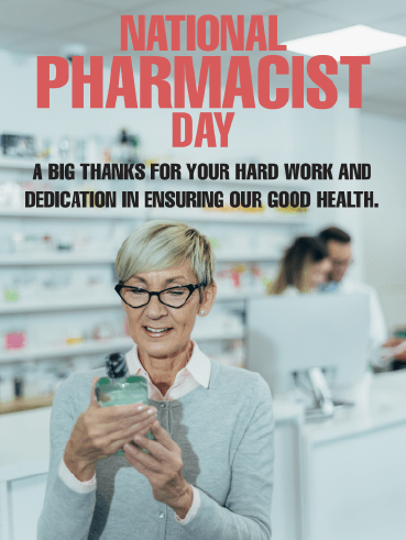 Hard Work & Dedication  -  National Pharmacist Day 