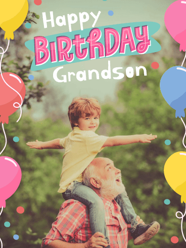 You-re A Gift - Happy Birthday Grandson