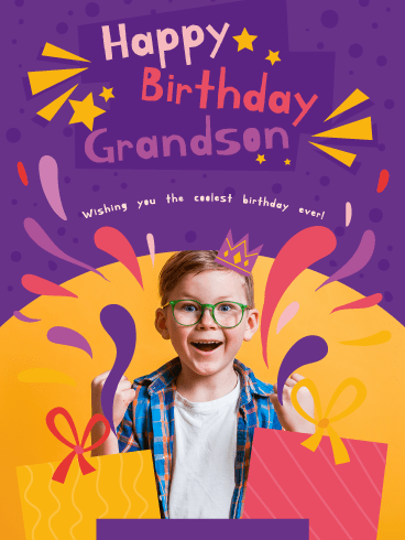 The Coolest Birthday - Happy Birthday Grandson