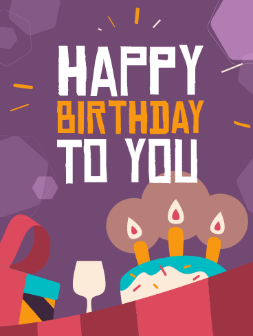 Cake, Gifts, & Wine - Happy Birthday Newly Added