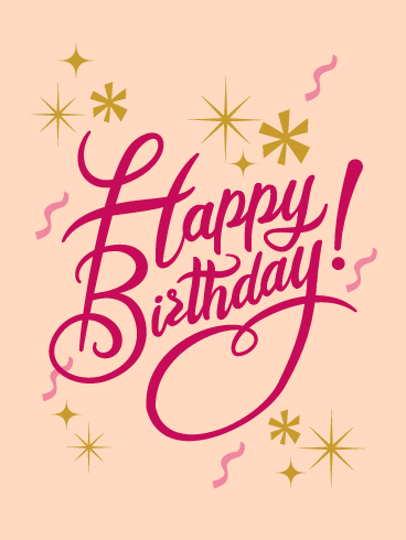Pink & Cute – Newly Added Birthday Cards