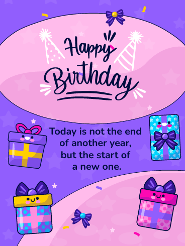 Presents–Newly Added Birthday Cards