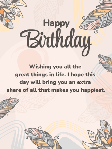 Makes Your Happiest –Newly Added Birthday Cards