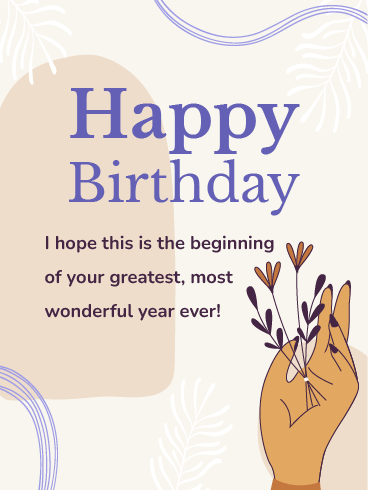 Wonderful Year –Newly Added Birthday Cards