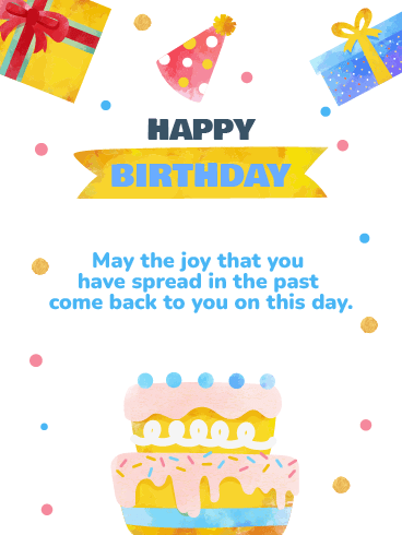 A Piece Of Cake –Newly Added Birthday Cards