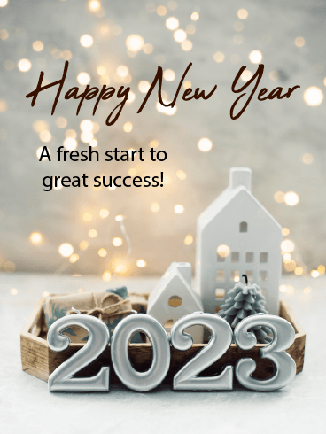 A Fresh Start – New Year