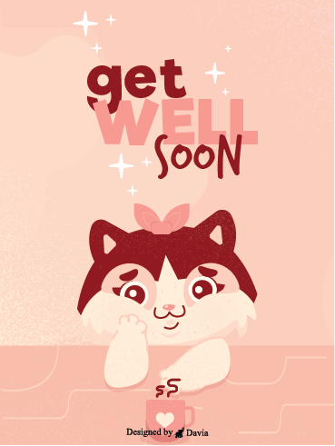 Coffee & Pink – Get Well Soon Newly Added Cards