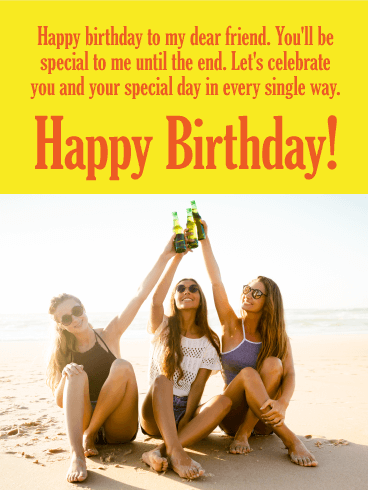 You'll Always be my Special - Happy Birthday Wishes Card for Friends