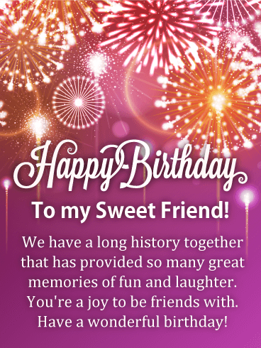 Great Memories! Happy Birthday Card for Friends