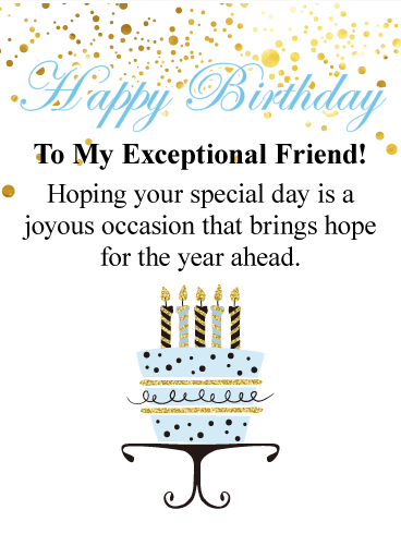 Joyous Occasion! Happy Birthday Card for Friends