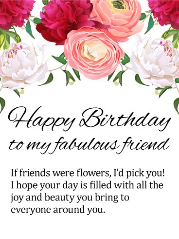 Happy Birthday to my Fantastic Friend Card 