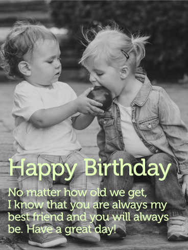 To my Forever Best Friend - Happy Birthday Card