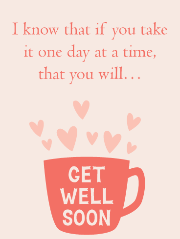Recovery Cup – Get Well Card