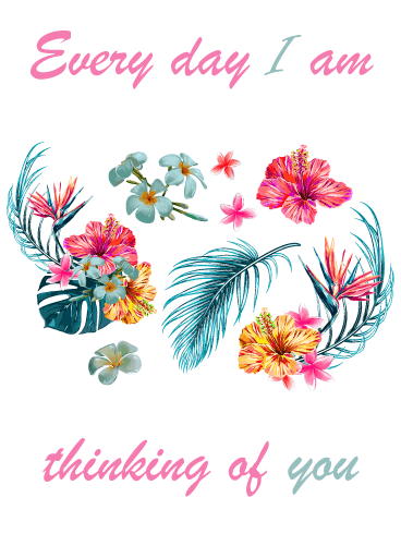 Everyday Flowers – Thinking of You Card