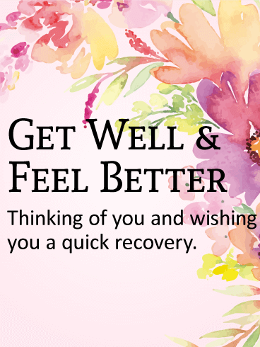 Thinking of You - Get Well Card