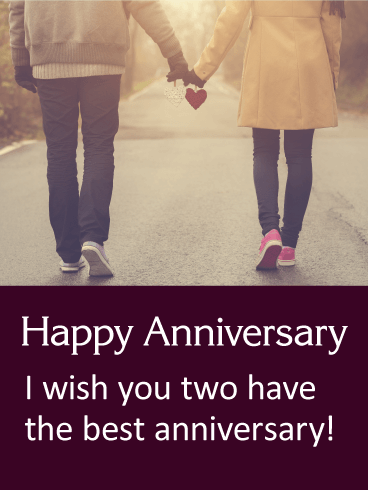 Always Together - Happy Anniversary Card