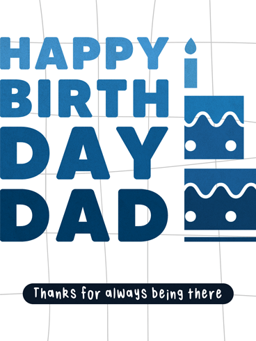 Gratitude Never Ends – Birthday Cards for Father
