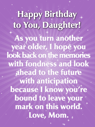 To My Princess!! - Happy Birthday Cards for Daughter From Mother 