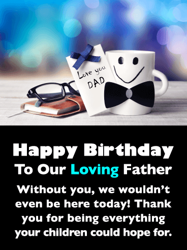 Cute Mug with Bowtie – Happy Father’s Day for Father from Us