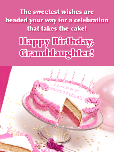 Make a Wish - Happy Birthday Cards for Granddaughter