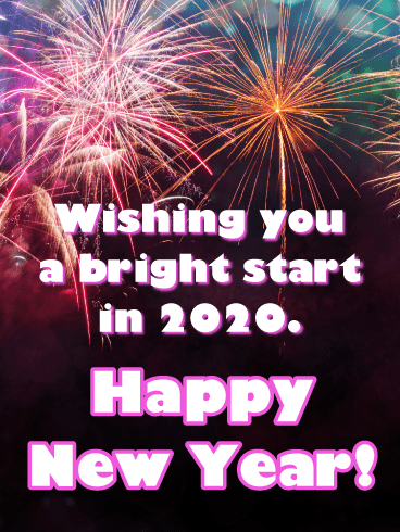 A Bright Start in 2020 - Happy New Year Wishes for 2020