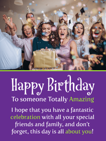 A Big Celebration – Happy Birthday Card