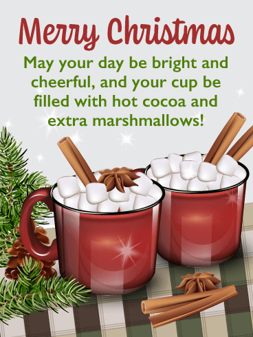 Extra Marshmallows – Merry Christmas Card for Everyone