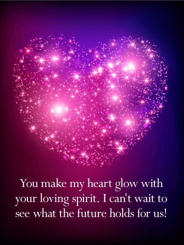You Make my Heart Glow - Love Card