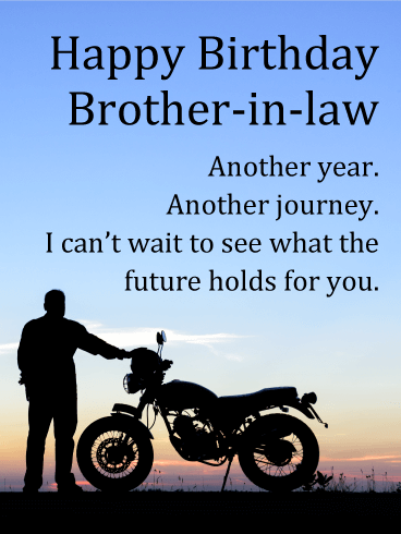 Another Journey - Happy Birthday Card for Brother-in-Law